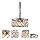 Madison 5 Light 20 inch Matte Black Pendant Ceiling Light in Clear, Urban Classic
