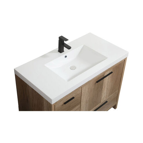 Wyatt 42 X 22 X 34 inch Natural Oak Vanity Sink Set