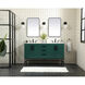 Eugene 60 X 22 X 34 inch Green Vanity Sink Set