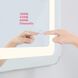 Genesis 40 X 30 inch Glossy White LED Mirror
