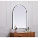 Ayra 42 X 33 inch Silver Mirror in 33 x 42