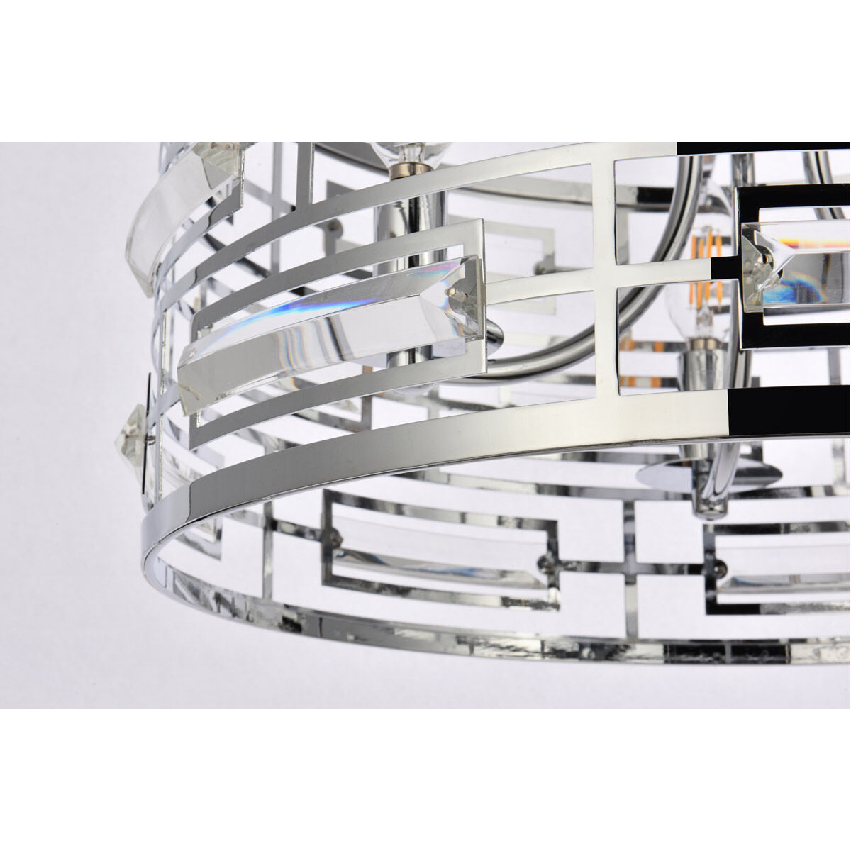 Kennedy 3 Light 16.5 inch Chrome Pendant Ceiling Light