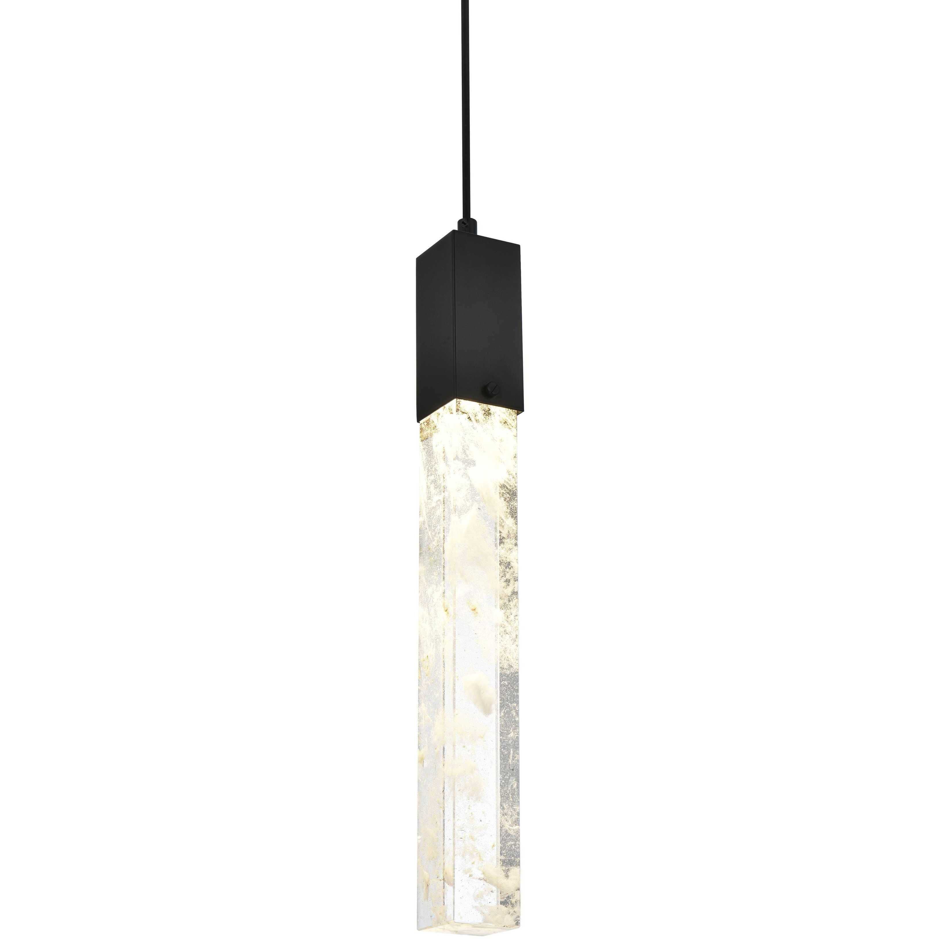 Aurora 1 Light 5 inch Black Pendant Ceiling Light
