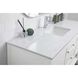 Heath 60 X 21.5 X 35 inch White Vanity Sink Set