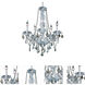 Verona 5 Light 21 inch Chrome Dining Chandelier Ceiling Light in Golden Teak, Royal Cut