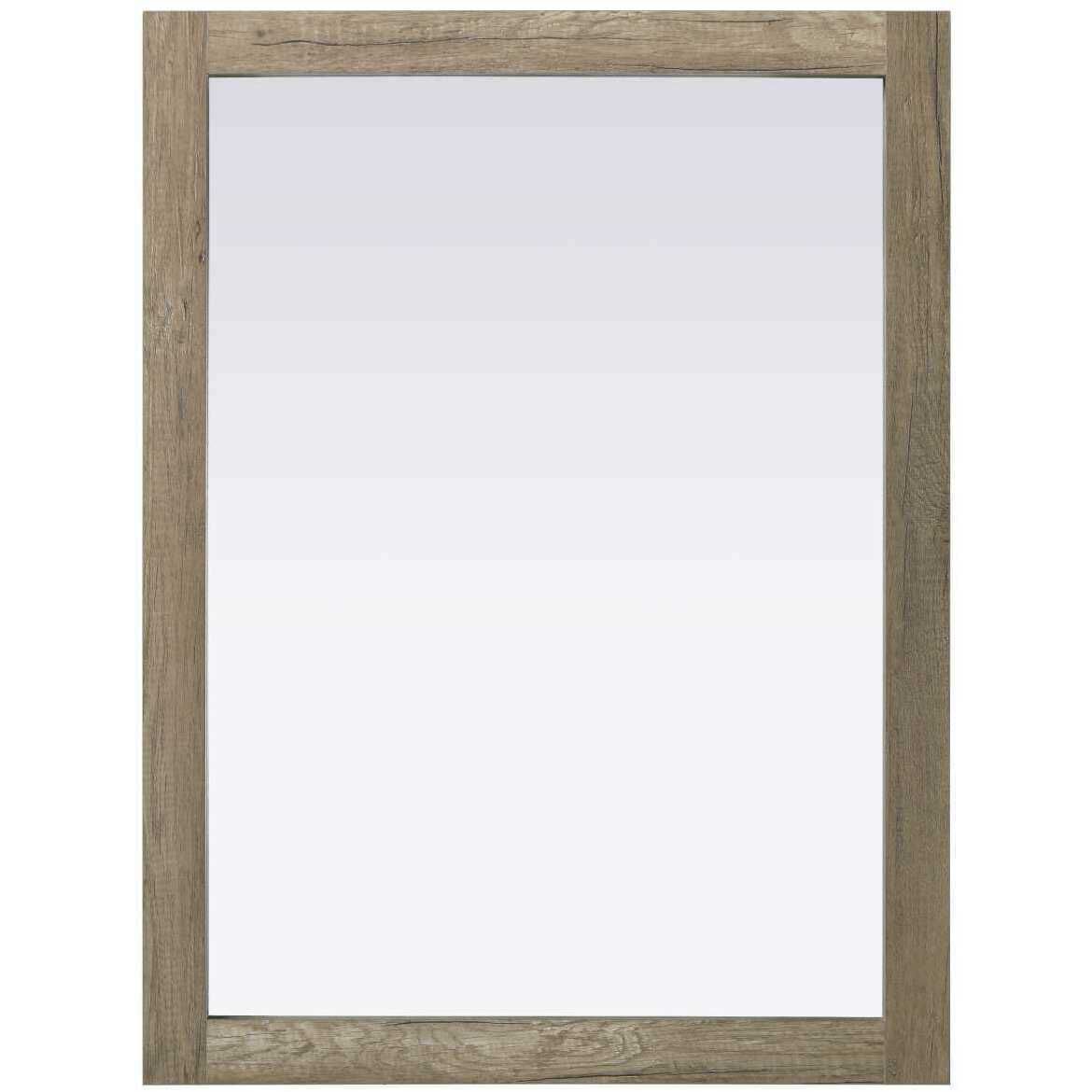 Norah 36 X 27 inch Natural Oak Mirror