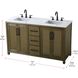 Alina 60 X 34 inch Hazel Oak Bathroom Vanity Cabinet