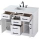 Alden 42 X 35 inch White Bathroom Vanity Cabinet