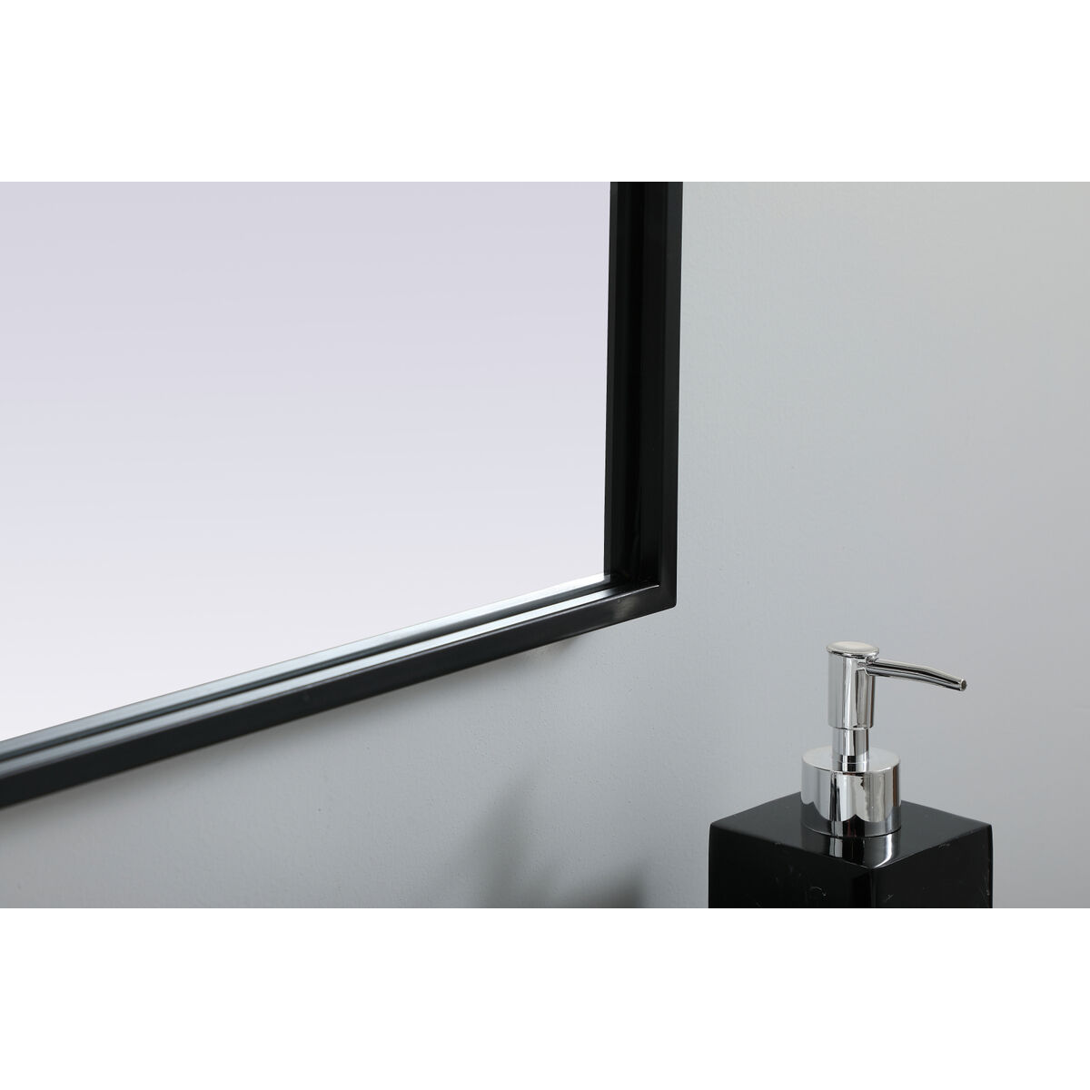 Ayra 42 X 33 inch Black Mirror in 33 x 42