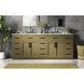 Alden 84 X 35 inch Chestnut Brown Bathroom Vanity Cabinet