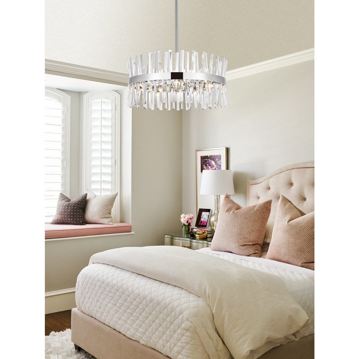 Serephina 14 Light 25 inch Chrome Pendant Ceiling Light