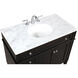 Park Avenue 40 X 22 X 35 inch Black Vanity Sink Set