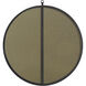 Eternity 28 X 28 inch Black Wall Mirror