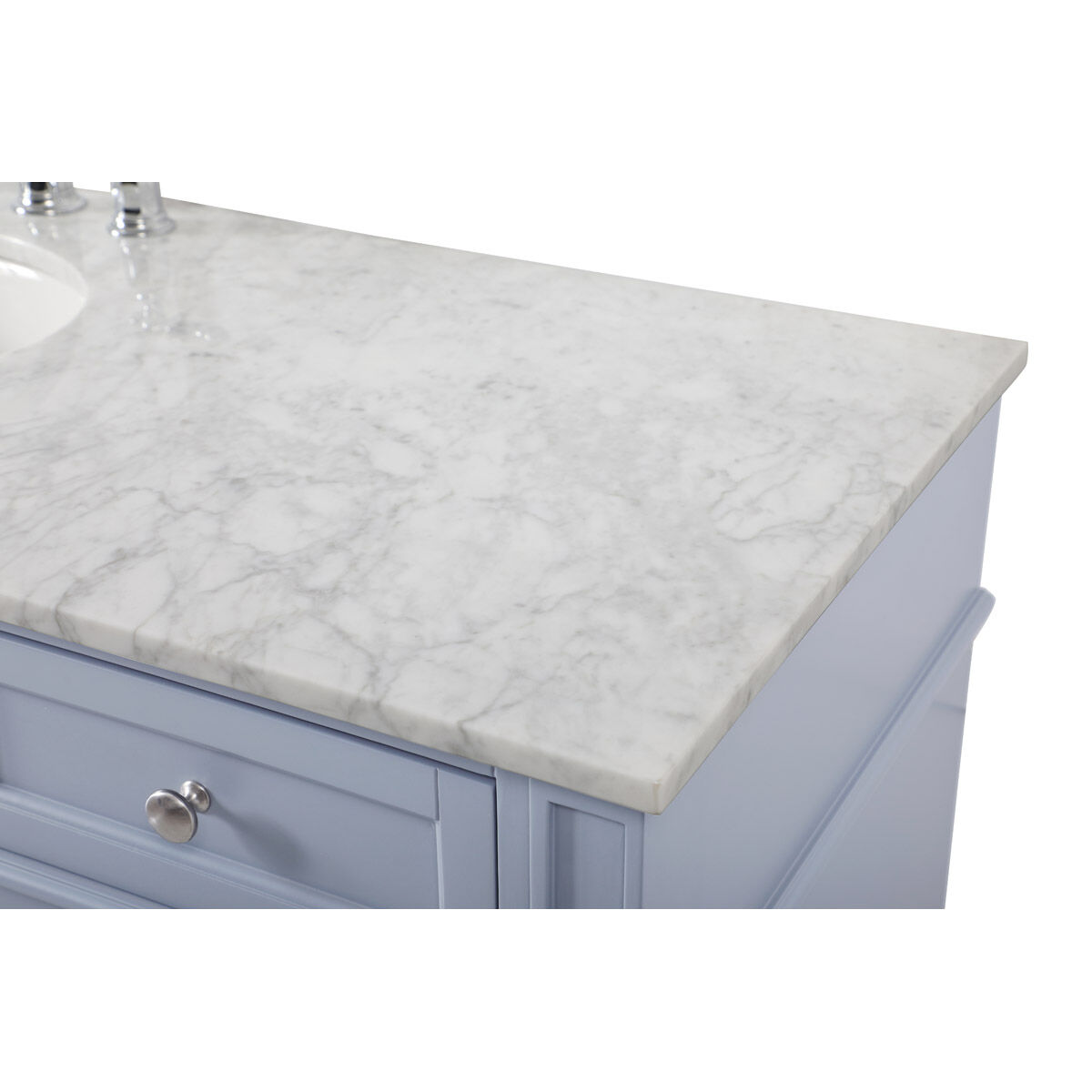 Park Avenue 60 X 22 X 35 inch Grey Vanity Sink Set