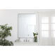 Monet 48 X 36 inch Silver Wall Mirror