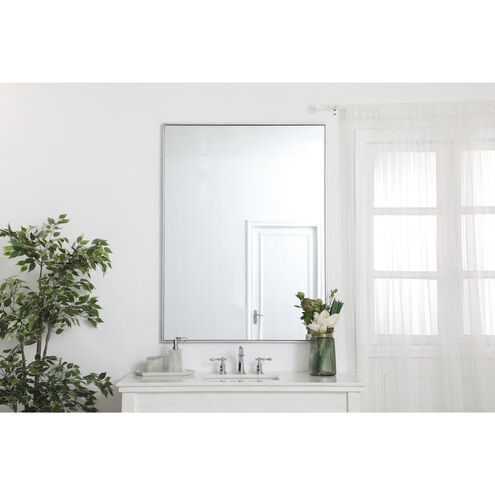 Monet 48 X 36 inch Silver Wall Mirror