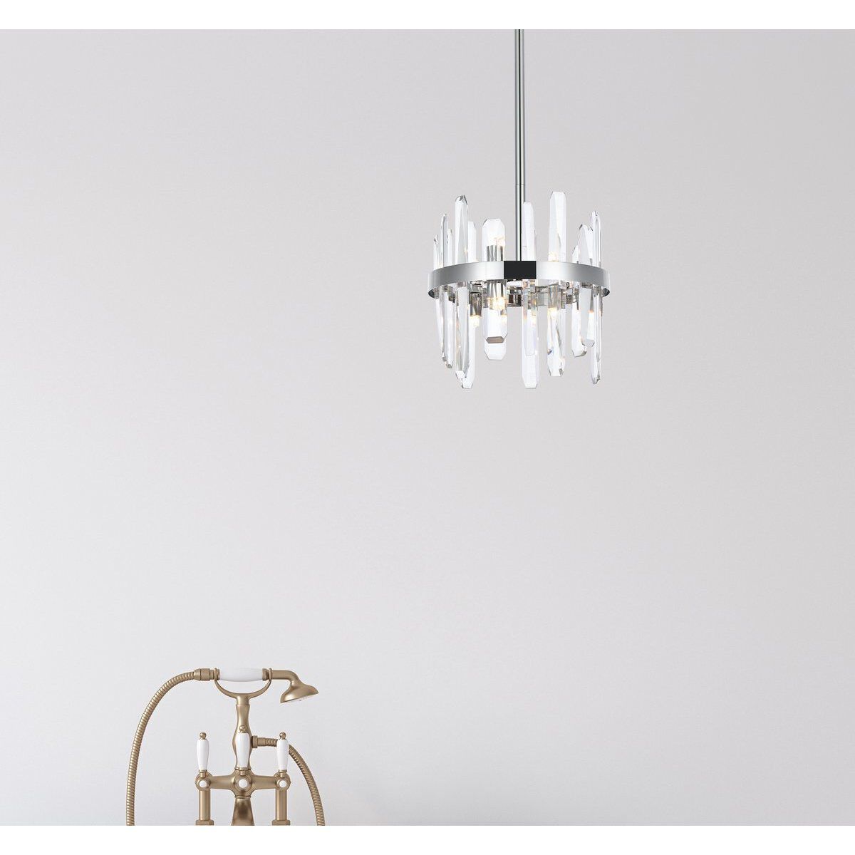 Serena 6 Light 12 inch Chrome Pendant Ceiling Light