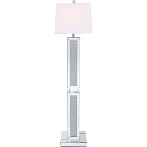 Sparkle 63 inch 40 watt Chrome Floor Lamp Portable Light