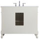 Danville 42 X 21 X 36 inch Antique White Vanity Sink Set