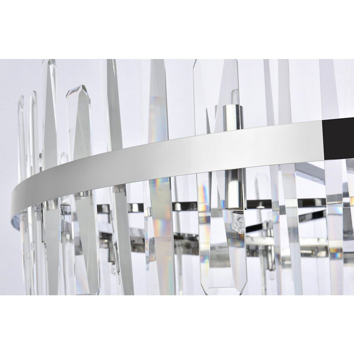 Serena 16 Light 36 inch Chrome Chandelier Ceiling Light