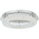 Bowen 1 Light 22 inch Chrome Flush Mount Ceiling Light