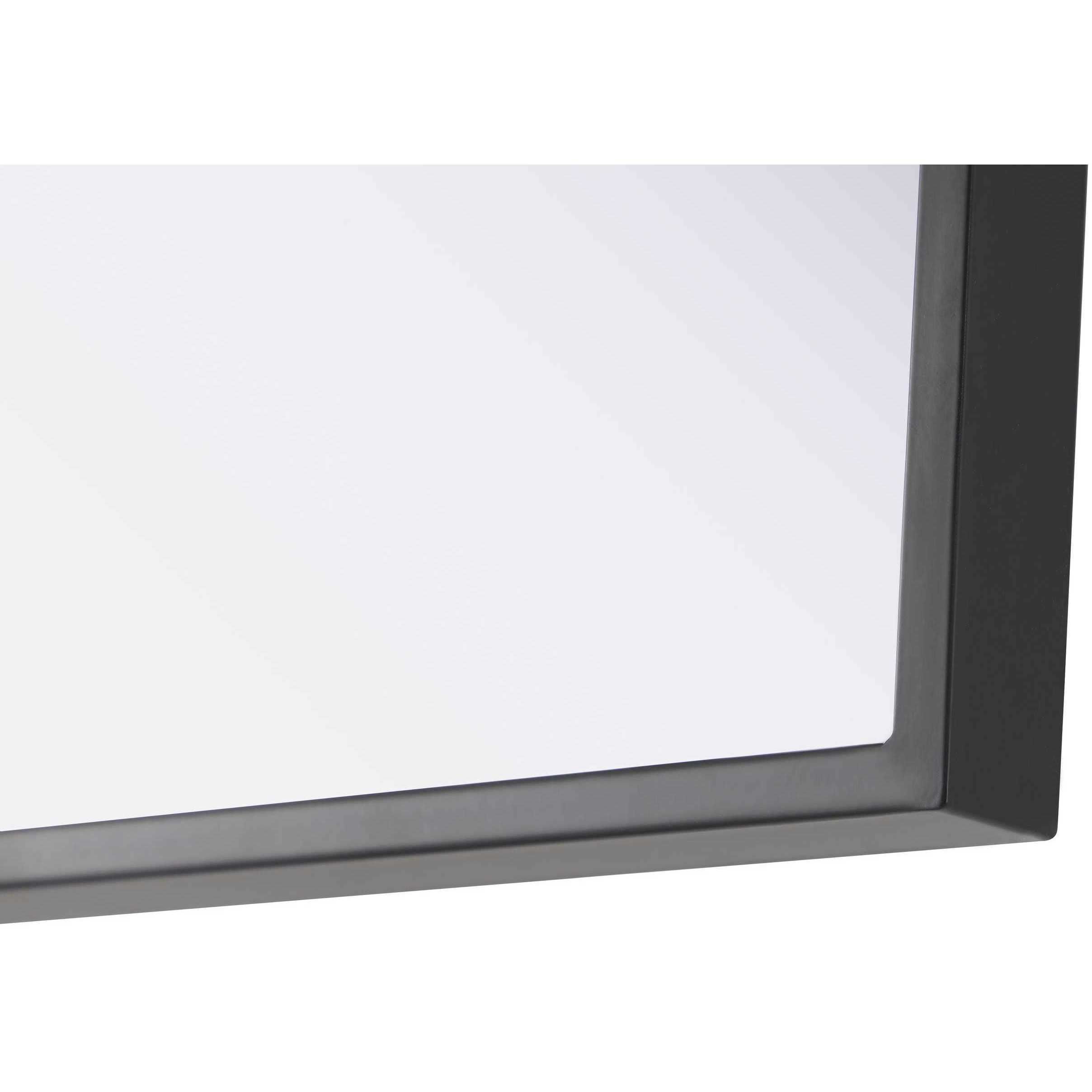 Amoura 24 X 20 inch Black Mirror