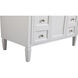 Park Avenue 42 X 22 X 35 inch White Vanity Sink Set