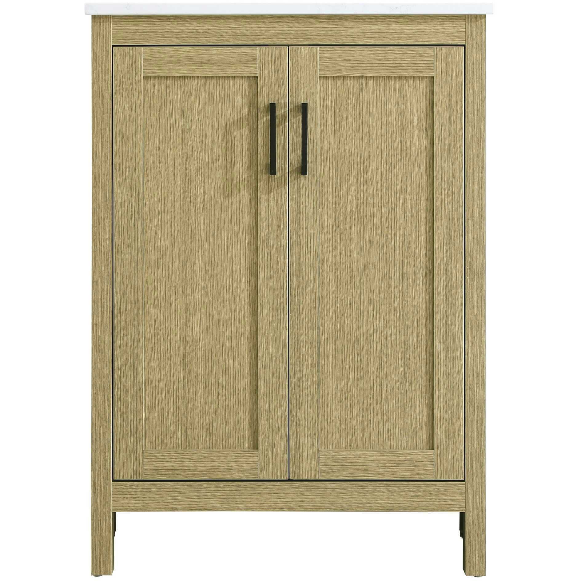 Finnley 24 X 34 inch Honey Brown Bathroom Vanity Cabinet