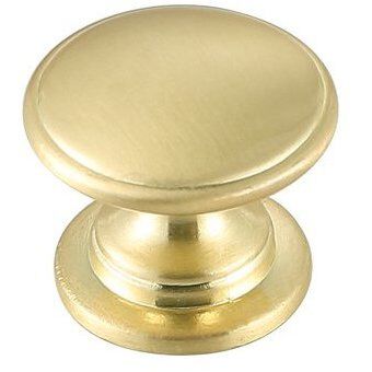 Kaid Brushed Gold Hardware Cabinet Knob, Set of 10