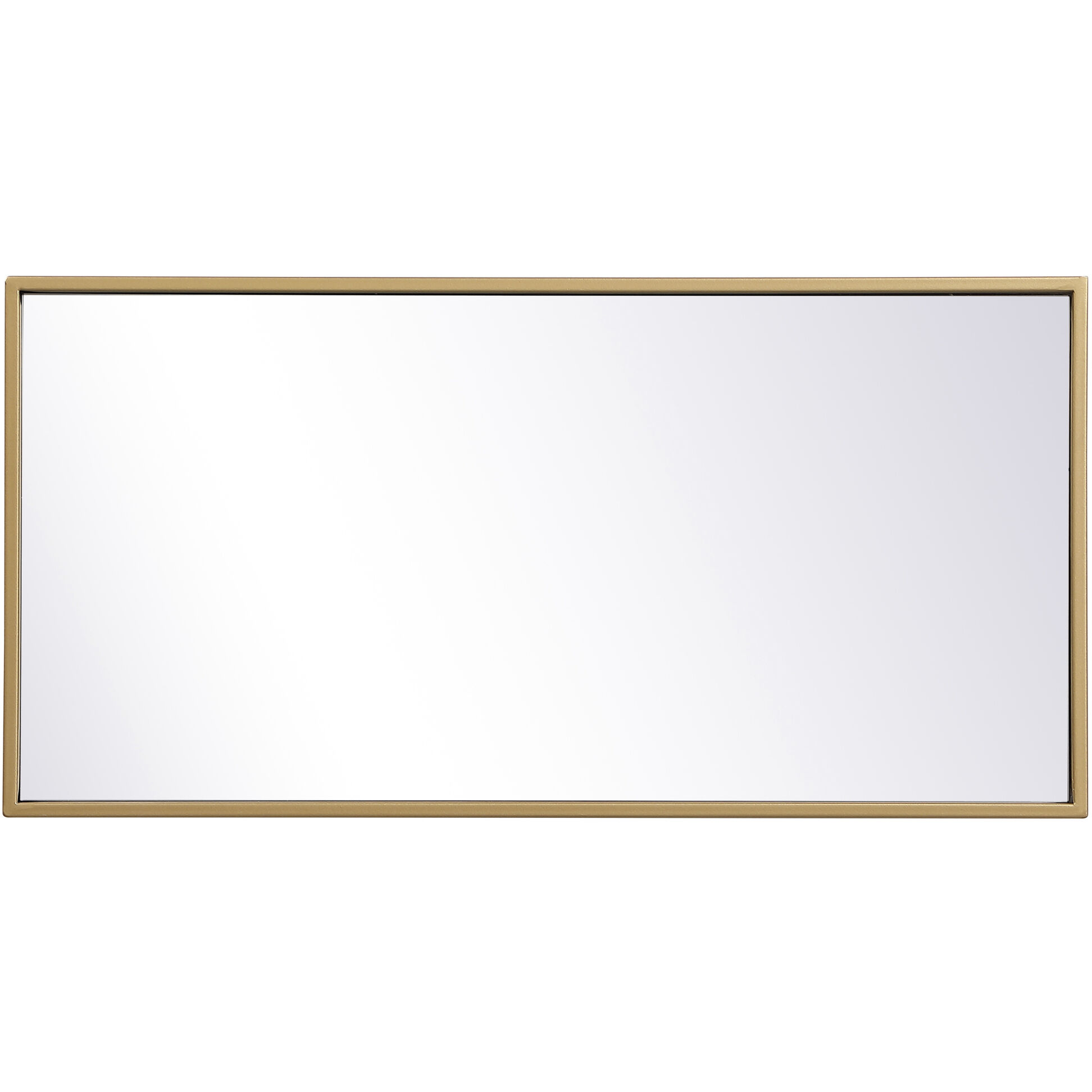 Monet 28 X 28 inch Brass Wall Mirror