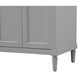 Bennett 72 X 21 X 35 inch Grey Vanity Sink Set