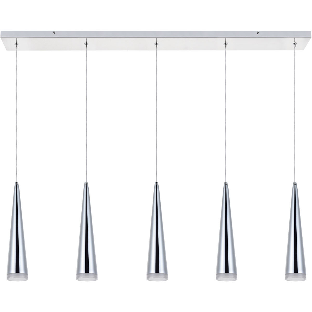 Fantasia LED 42 inch Chrome Pendant Ceiling Light