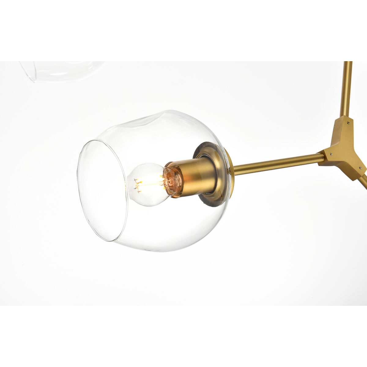 Cavoli 6 Light 28 inch Brass Chandelier Ceiling Light