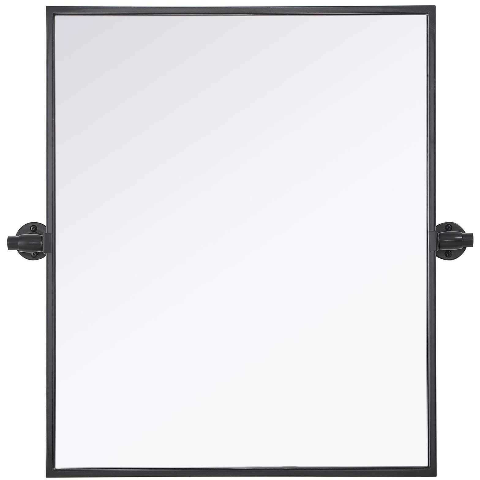 Amoura 24 X 20 inch Black Mirror