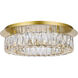Monroe 18 inch Gold Flush Mount Ceiling Light