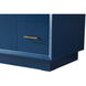 Hayes 84 X 22 X 35 inch Blue Vanity Sink Set