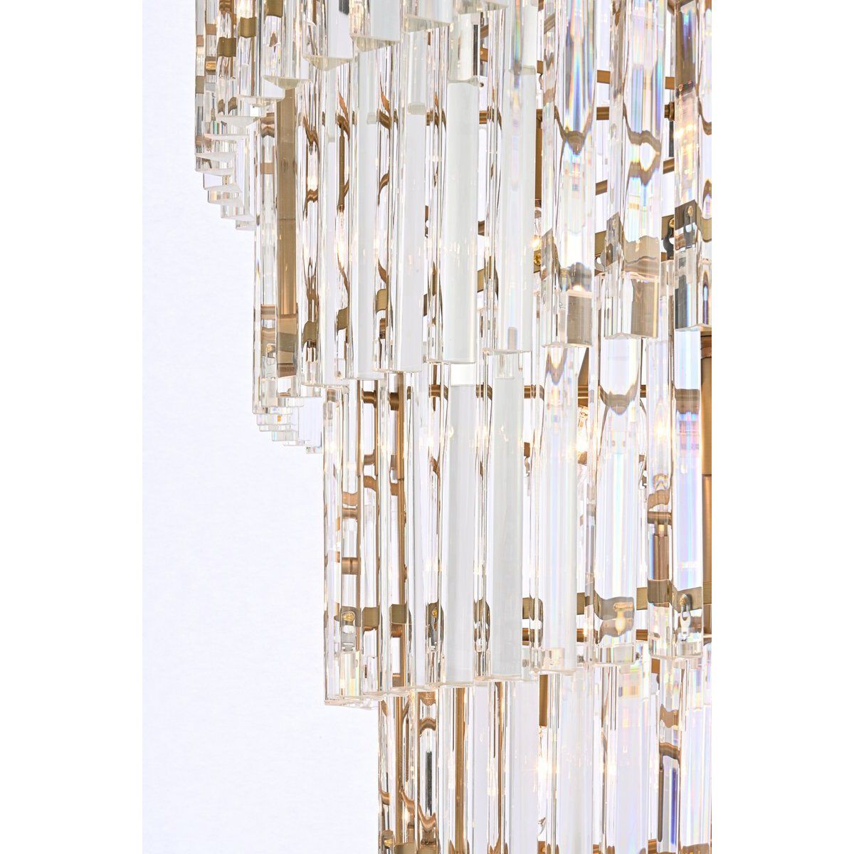 Sydney 58 Light 48 inch Satin Gold Chandelier Ceiling Light