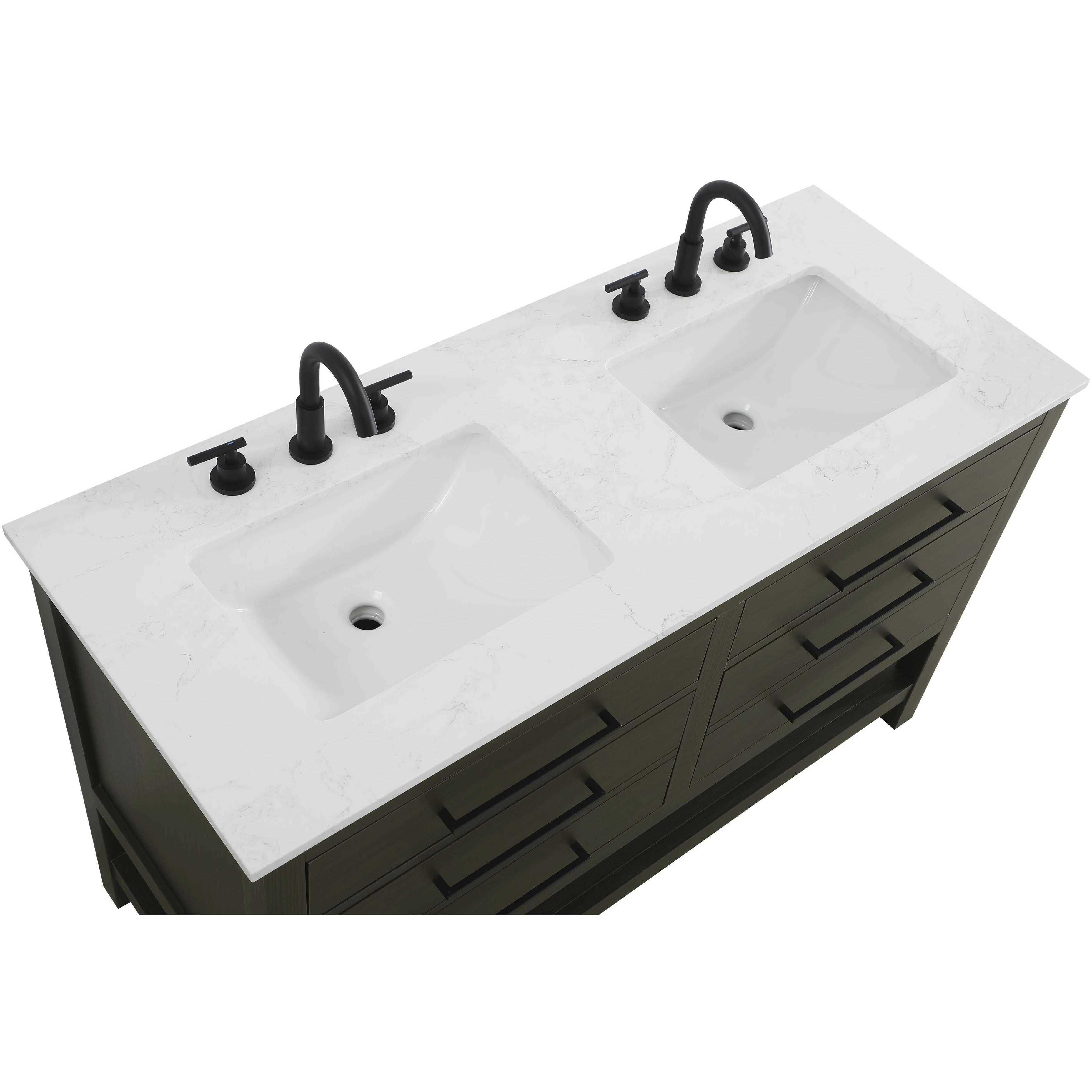 Karson 54 X 34 inch Mocha Brown Bathroom Vanity Cabinet in 2