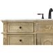 Danville 54 X 36 inch Antique Beige Bathroom Vanity Cabinet