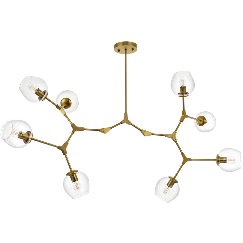 Cavoli 8 Light 32 inch Brass Chandelier Ceiling Light