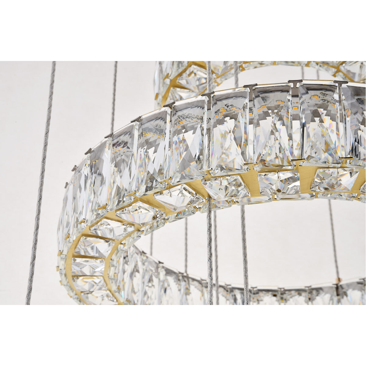 Monroe LED 26 inch Gold Pendant Ceiling Light