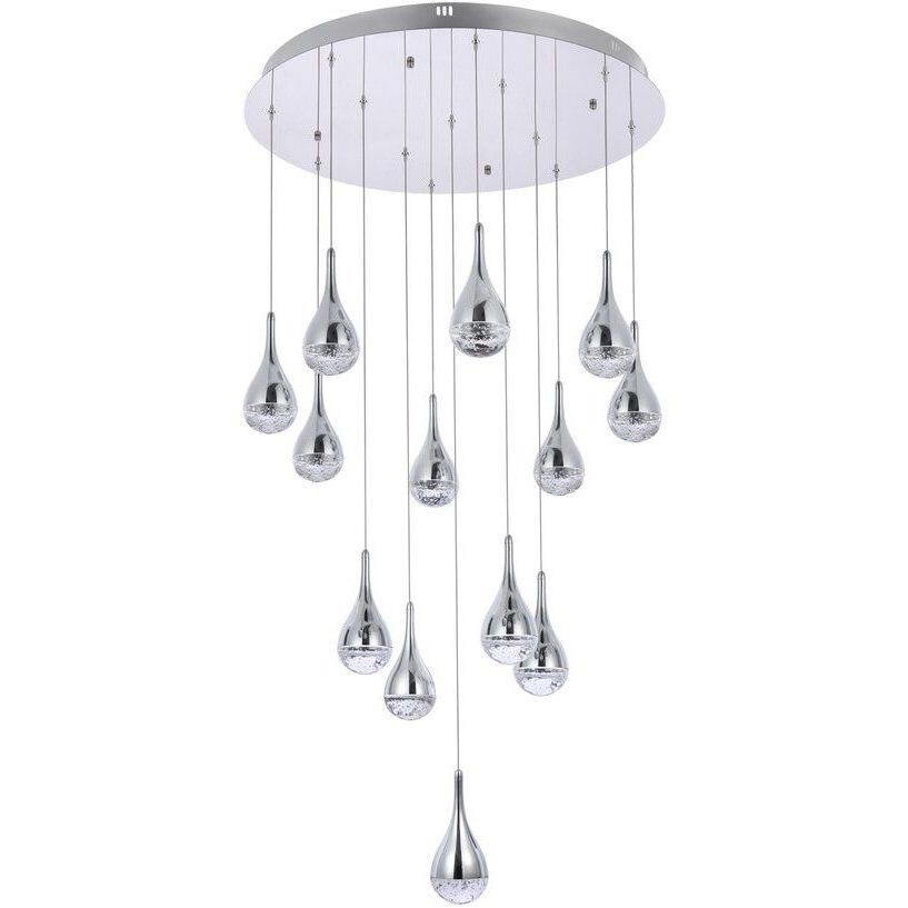 Amherst 13 Light 30 inch Chrome Chandelier Ceiling Light