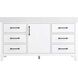 Nathan 60 X 34 inch White Bathroom Vanity Cabinet
