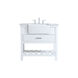 Clement 36 X 22 X 34 inch White Bathroom Vanity Cabinet
