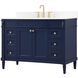 Bennett 48 X 21 X 35 inch Blue Vanity Sink Set