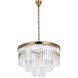 Sydney 9 Light 26 inch Satin Gold Chandelier Ceiling Light