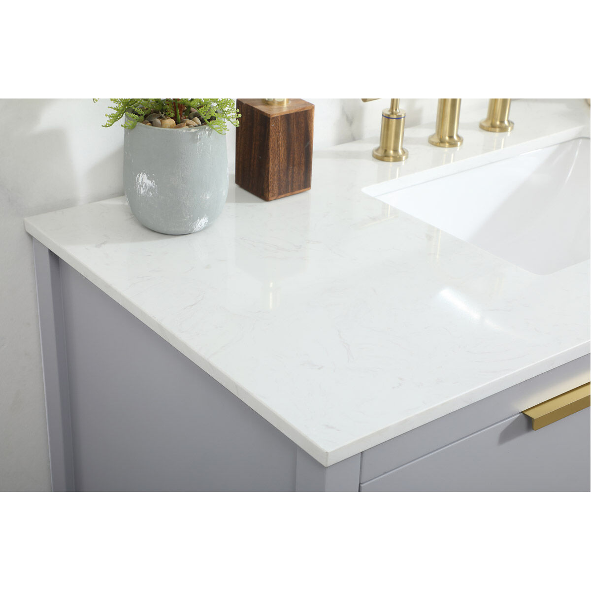 Larkin 48 X 22 X 34 inch Grey Vanity Sink Set