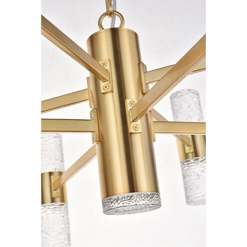 Vega LED 32 inch Gold Pendant Ceiling Light 