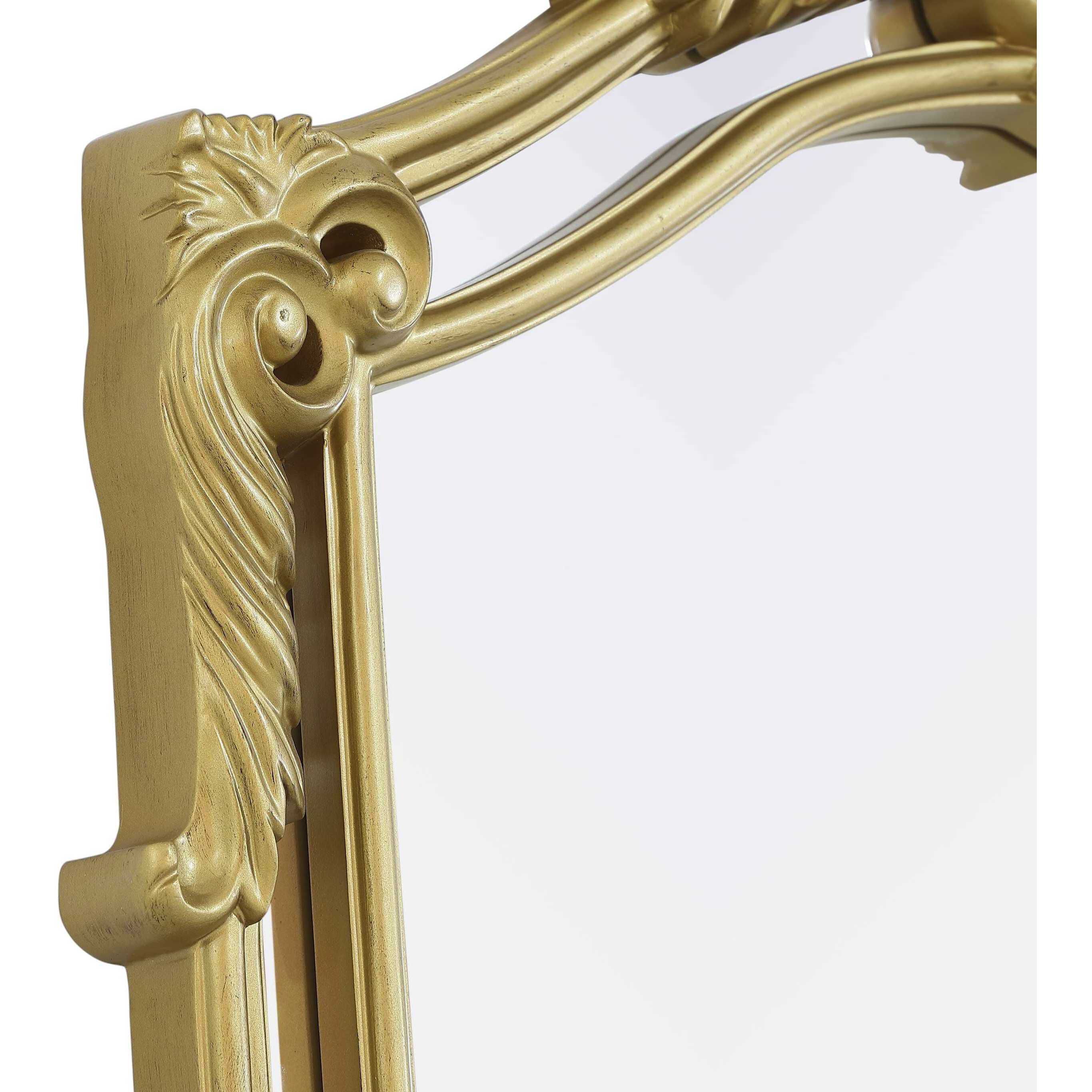 Madeline 40 X 25.5 inch Gold Leaf Mirror