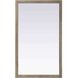 Norah 60 X 36 inch Natural Oak Mirror